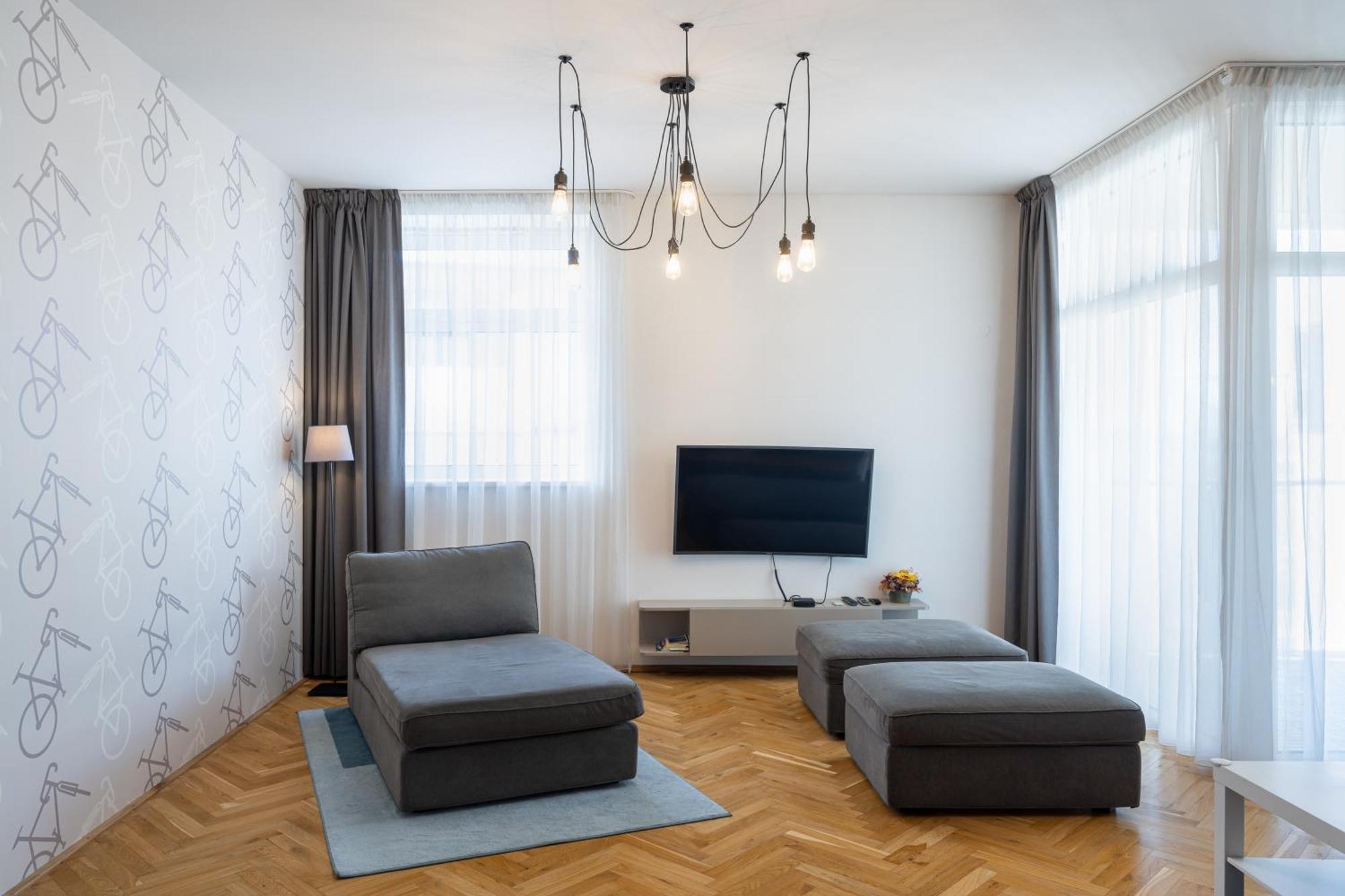 Veleslavin Apartments Prag Exterior foto